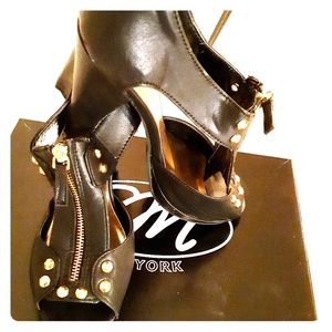 Black and Gold heels